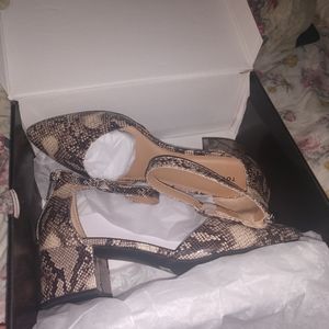 Torrid Snake print heels